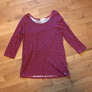 Vineyard Vines M Pink Navy Shirt